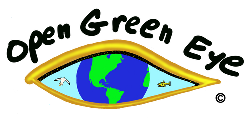 Open Green Eye